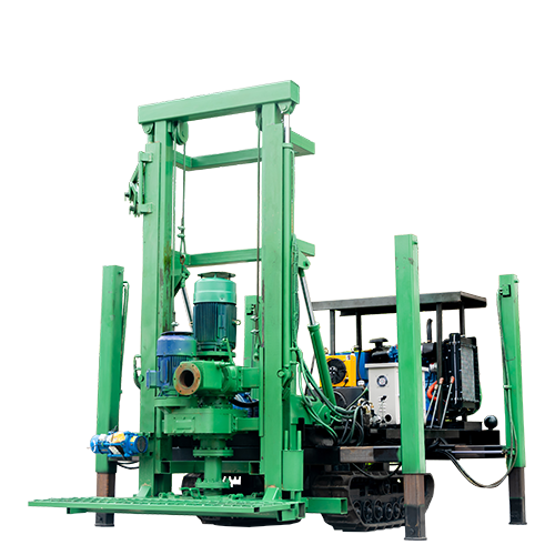 5寸橡膠(jiāo)履帶鑽機