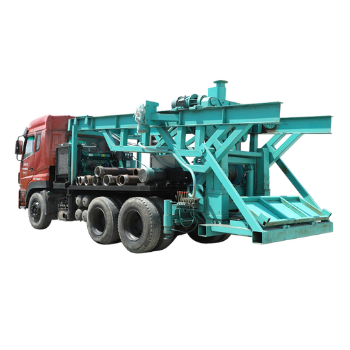 8寸後(hòu)八輪汽車鑽機(ji)